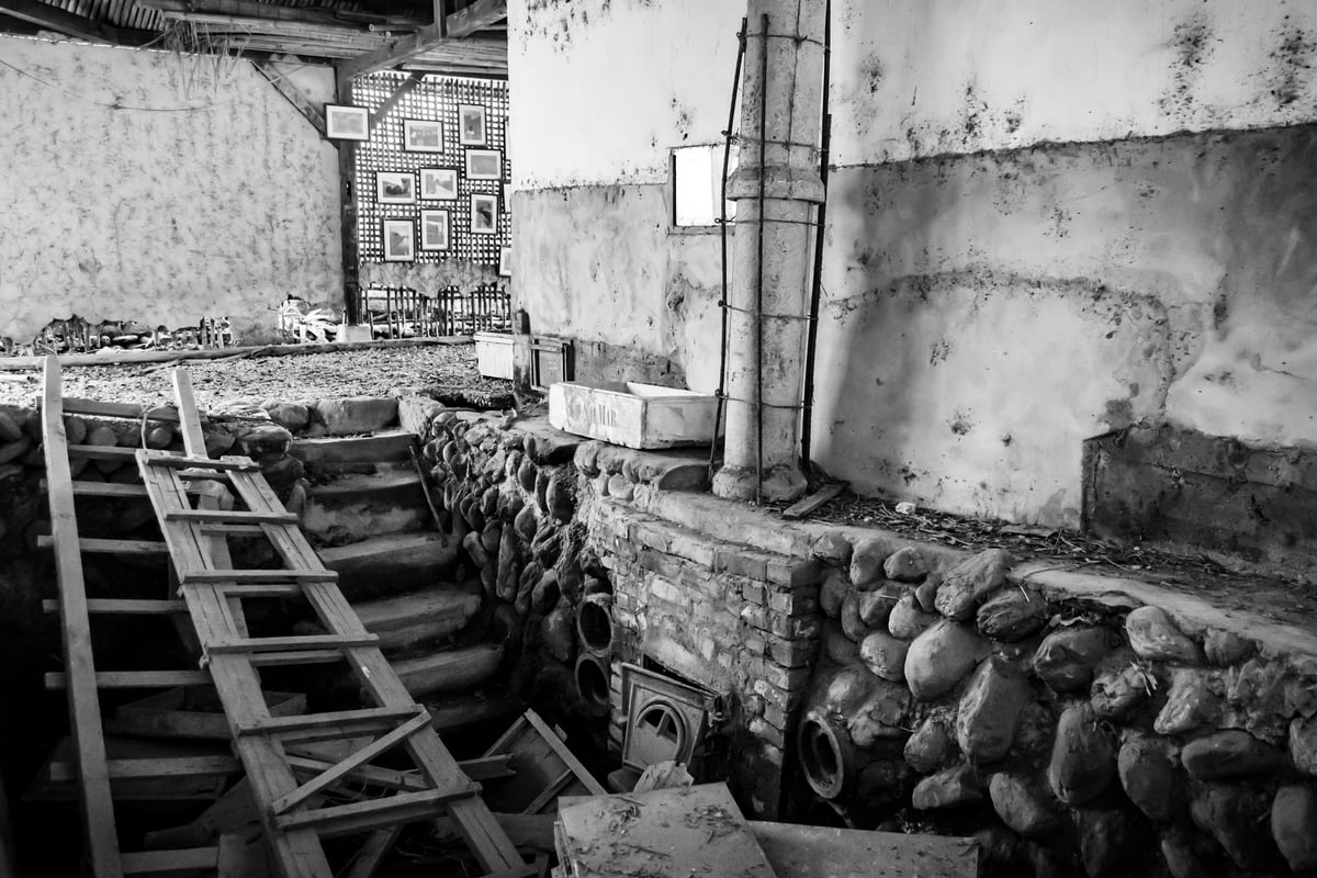 Around Back at an Old Tobacco Barn in Nanhua Village