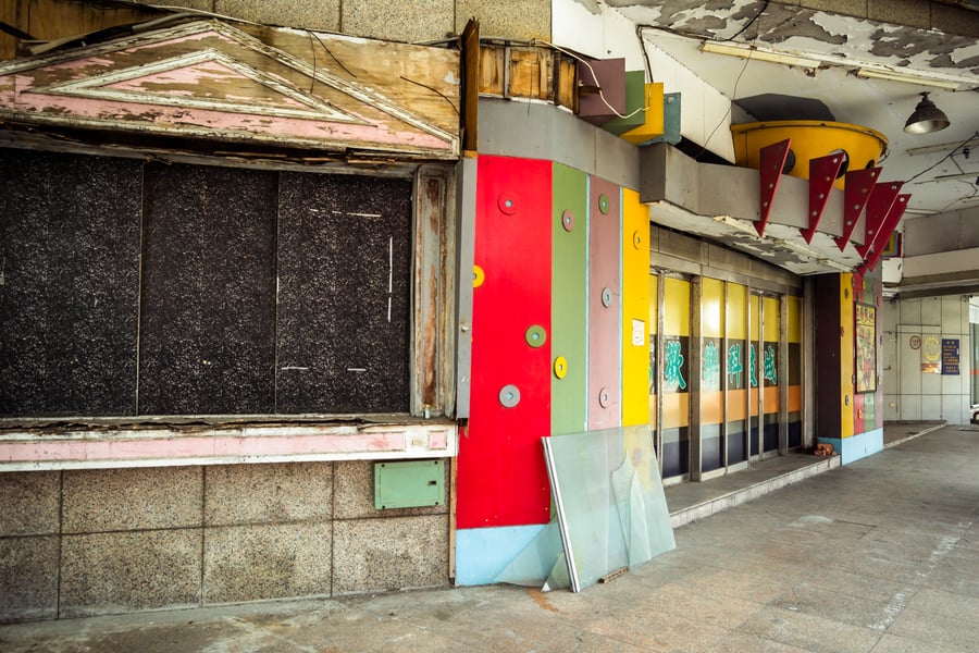 The back entrance to the gambling den on the main floor