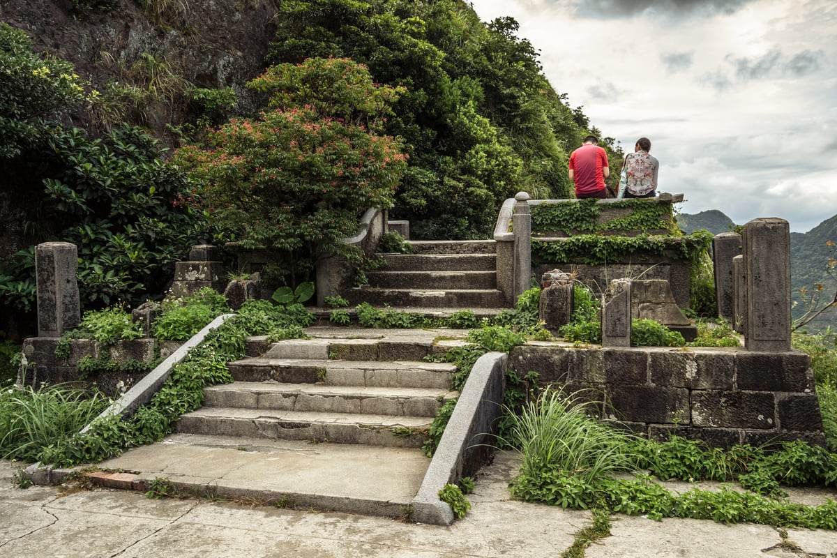 The remains of the Ōgon Shrine