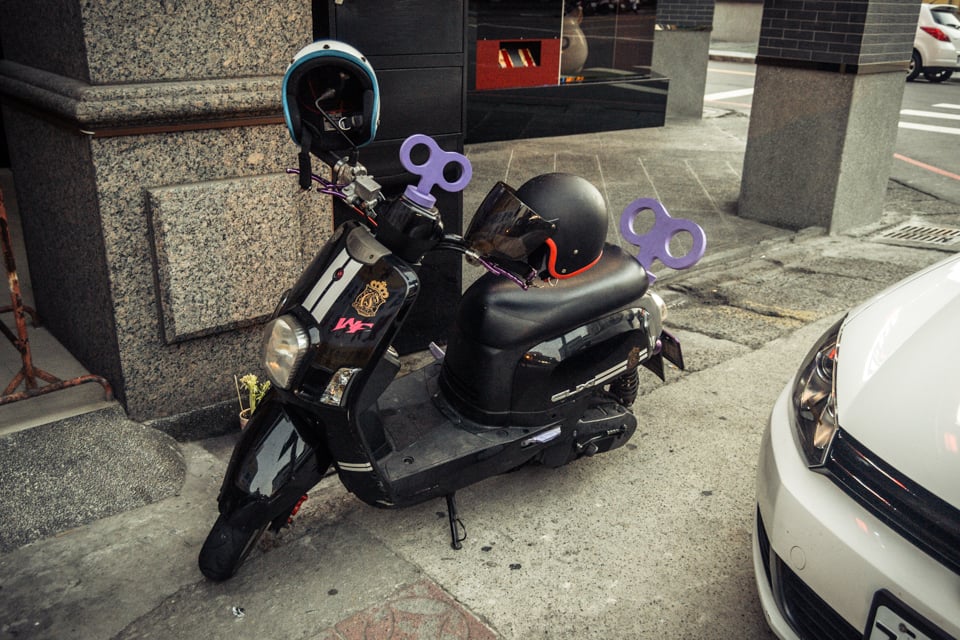 New scooter trend in Zhongli