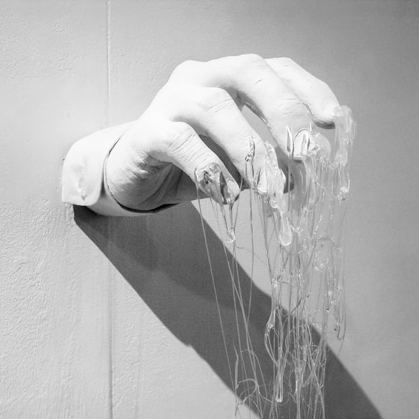Strange art at Xiang'er Cafe