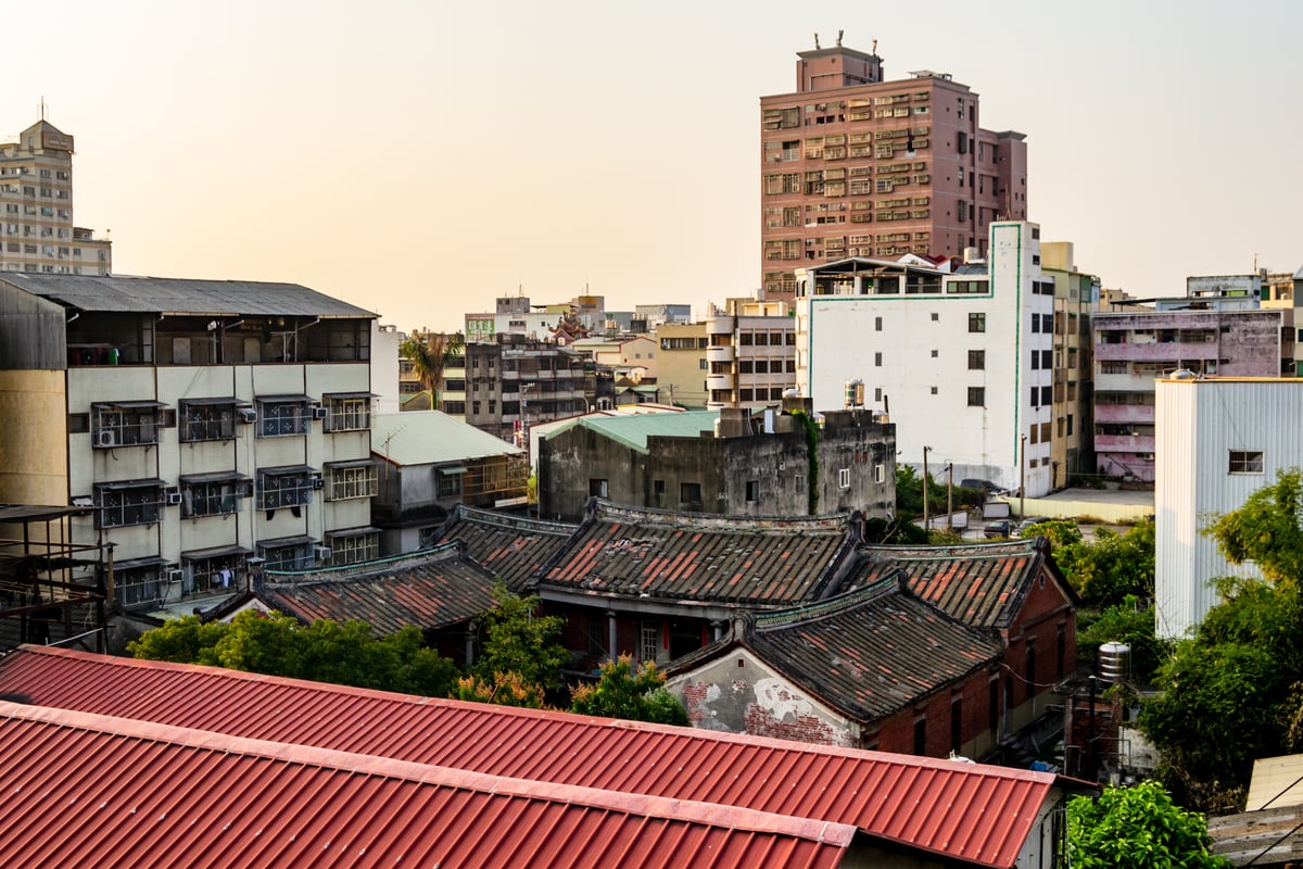 Jiyang Hall From the Rooftop of the Nearby Cannery