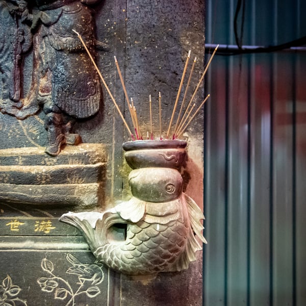 Carp Incense Holder