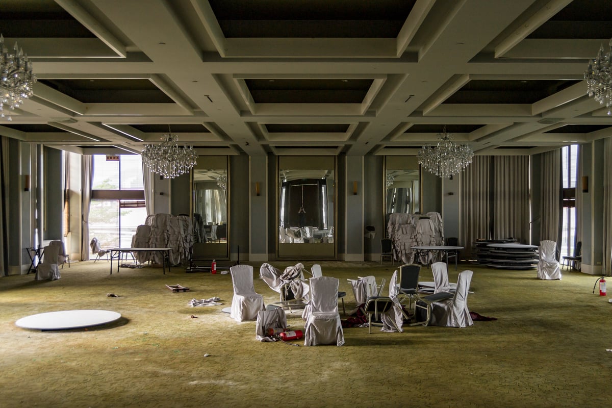 Dining Area at Grace Hill Wedding Complex