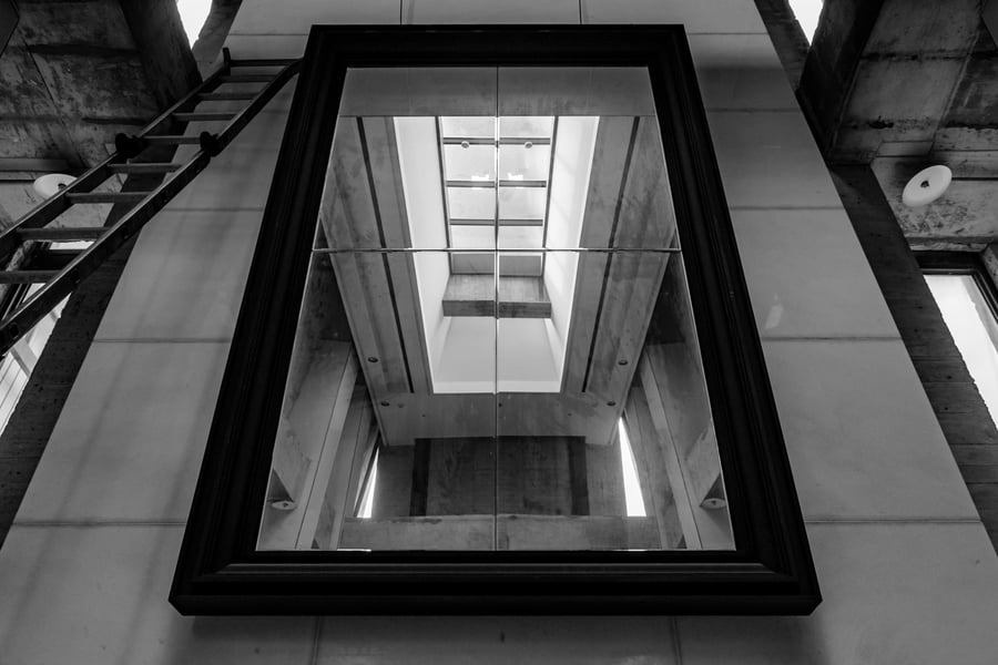Modernist Wedding Reflection